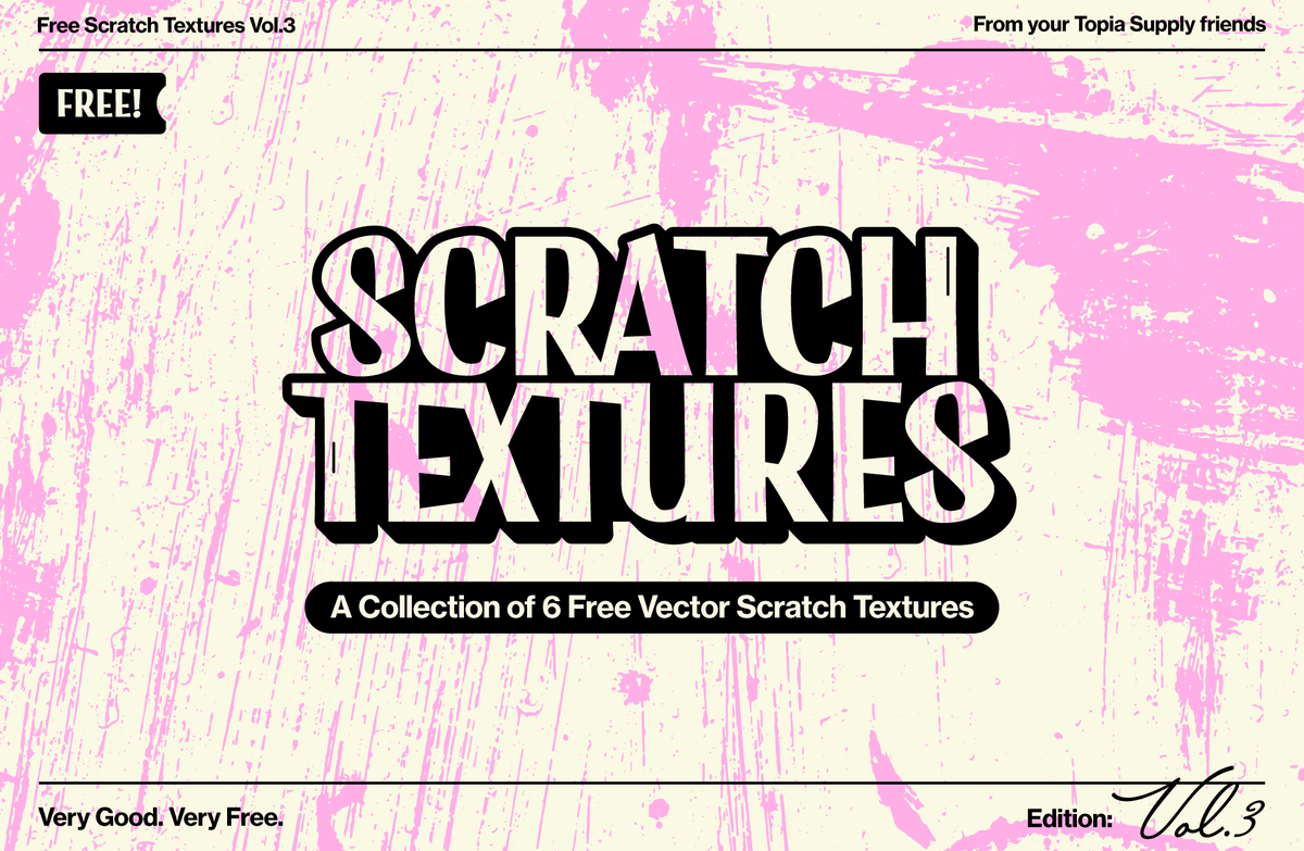 6 Free Vector Scratch Textures | Topia Supply