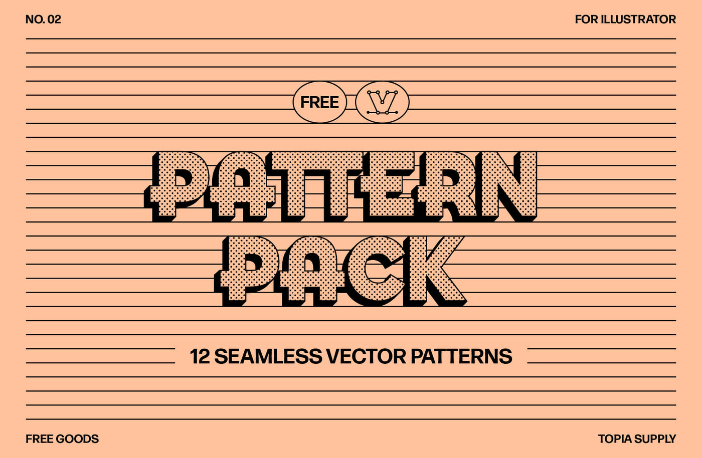 Pattern Pack Download Free Vector Pattern Pack No.02 | Topia Supply