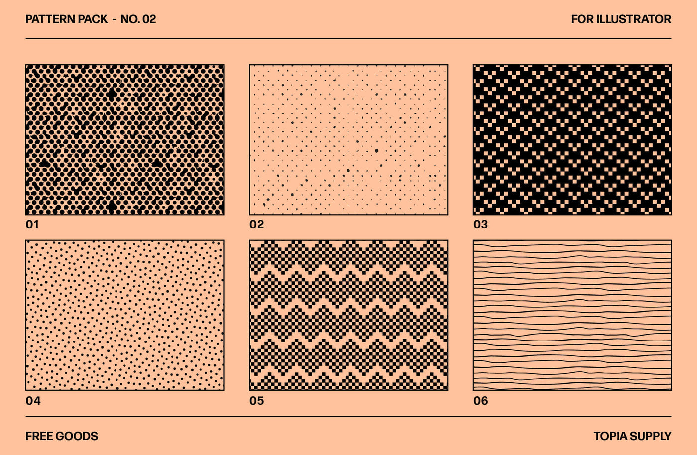Free Pattern Packets Free Vector Pattern Pack No.02 | Topia Supply