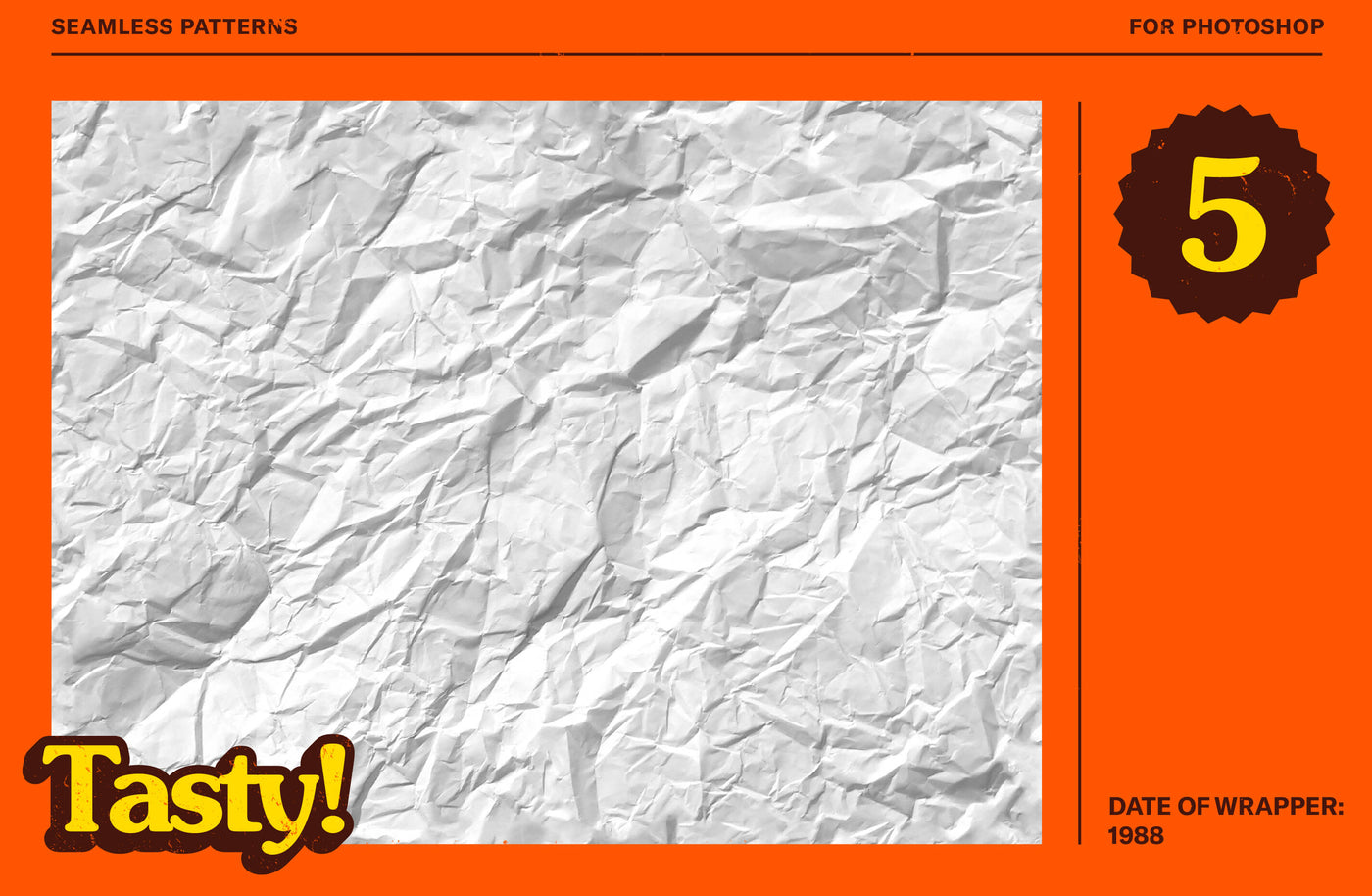 Widget Wrapper Pattern Wrinkled Wrappers: Free Seamless Patterns | Topia Supply